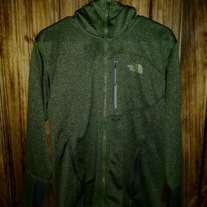 The North Face hooded full zip fleece